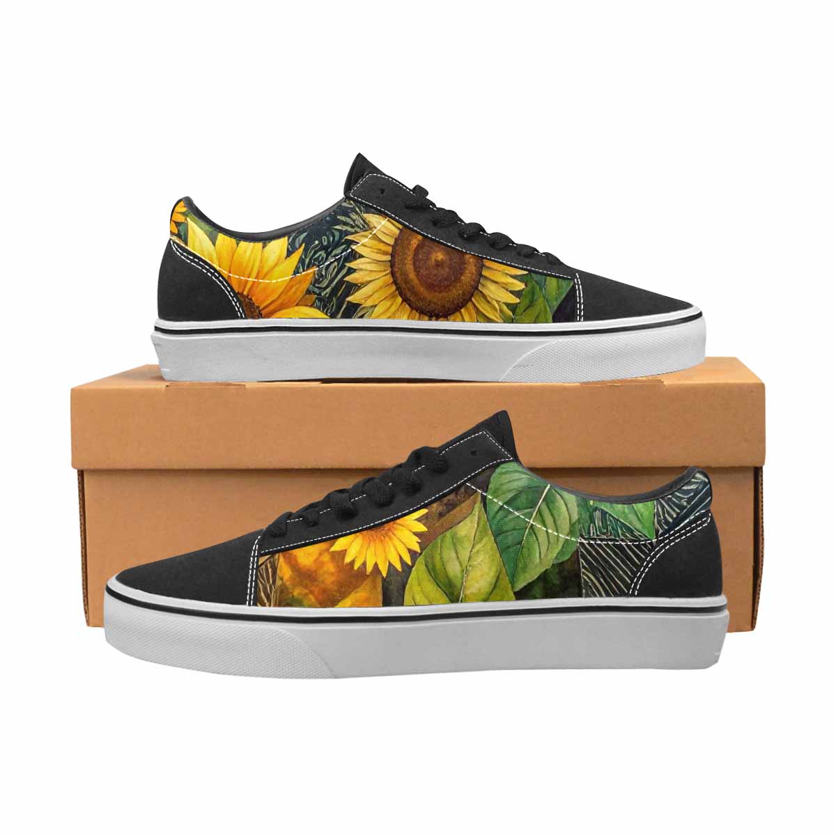 WOMEN'S Blend Melt Them Canvas Lace-Up Wallpaper Art Shoes