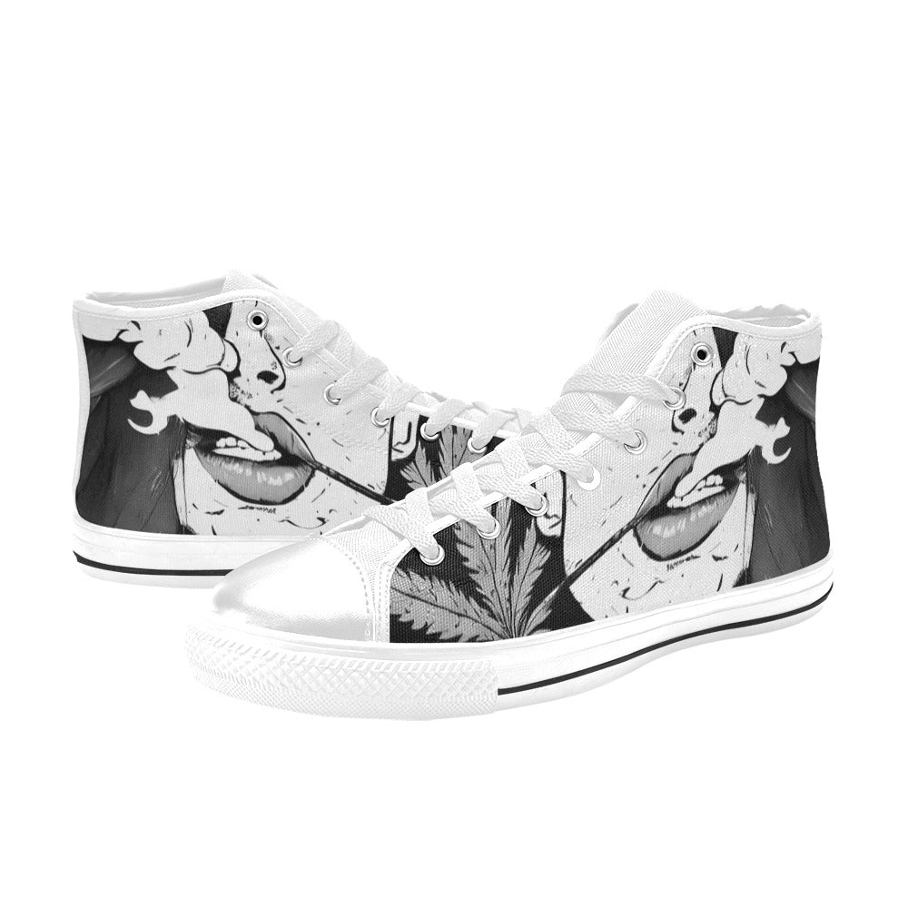 WOMEN'S Cc 420 Woman Weed High Top Canvas Dreamcore Sneakers