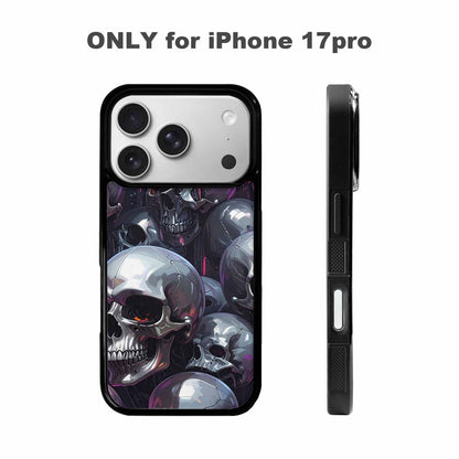 iPhone 17 Pro Case — Seamless Tileable Pattern Of Overlapping Gothic, Unique Phone Case Design