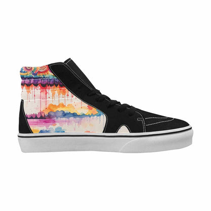 MEN'S Tie High Top Canvas Dark Academia Sneakers