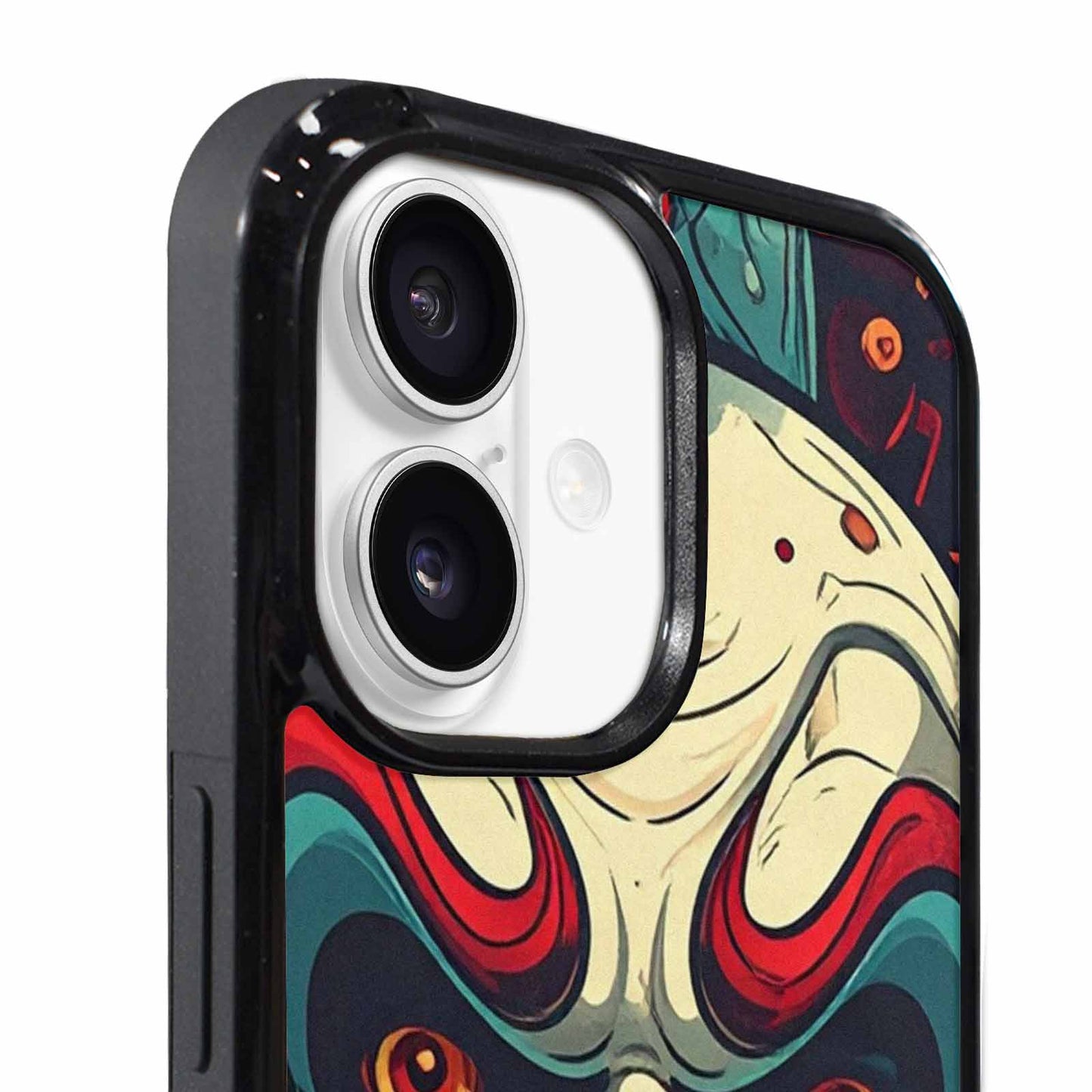 iPhone 17 Case — Evil Circus Heads Faces Cartoon Cute, Original Design Phone Case