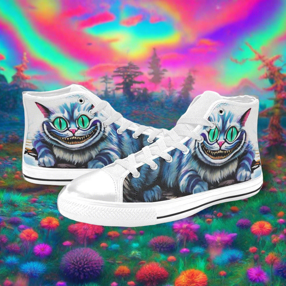 Phoenix Purple Teal Unique Bold Art - Freaky Shoes