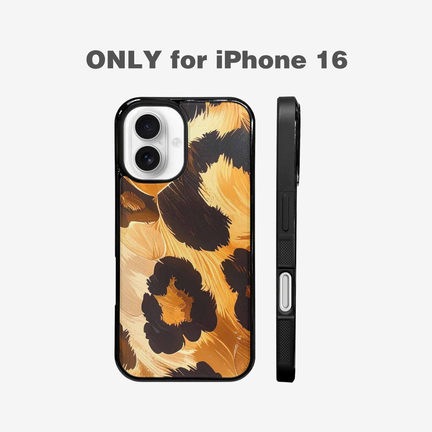 iPhone 16 Case — Leopard Soft Airbrush Gradient, Original Design Phone Case