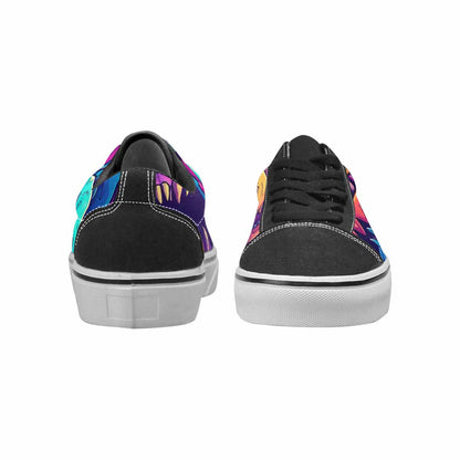 WOMEN'S Overlapping Endlessly No Empty Lace-Up Canvas Surreal Custom Shoes