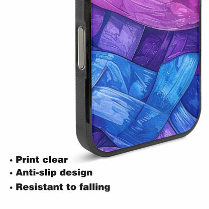 iPhone 16 Pro Case — Bisexual Flag Color Theme Small Rainbow, Personalized Phone Case