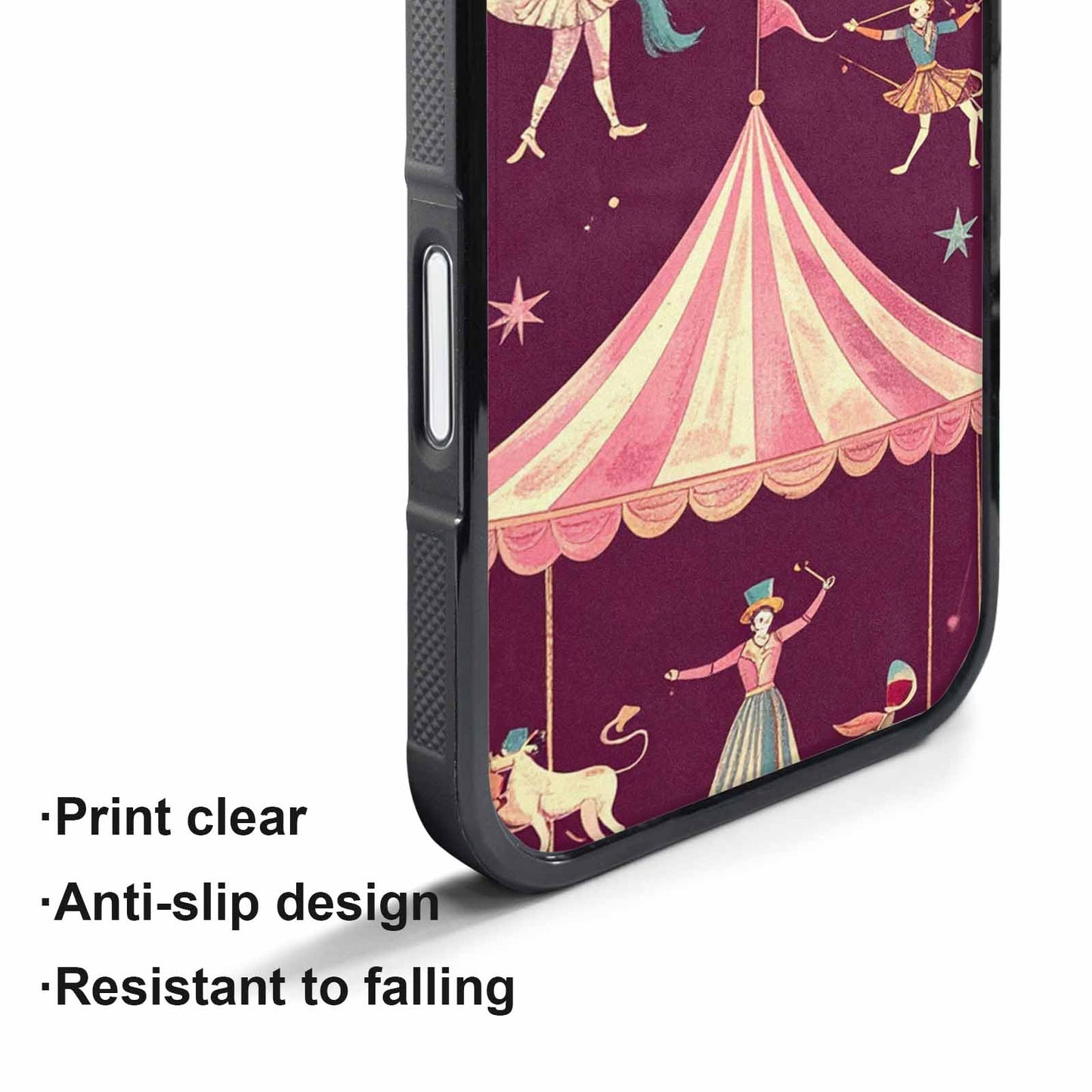 iPhone 17 Air Case — Vintage Circus Art Pattern Retro Vintage, Custom Made Phone Cover