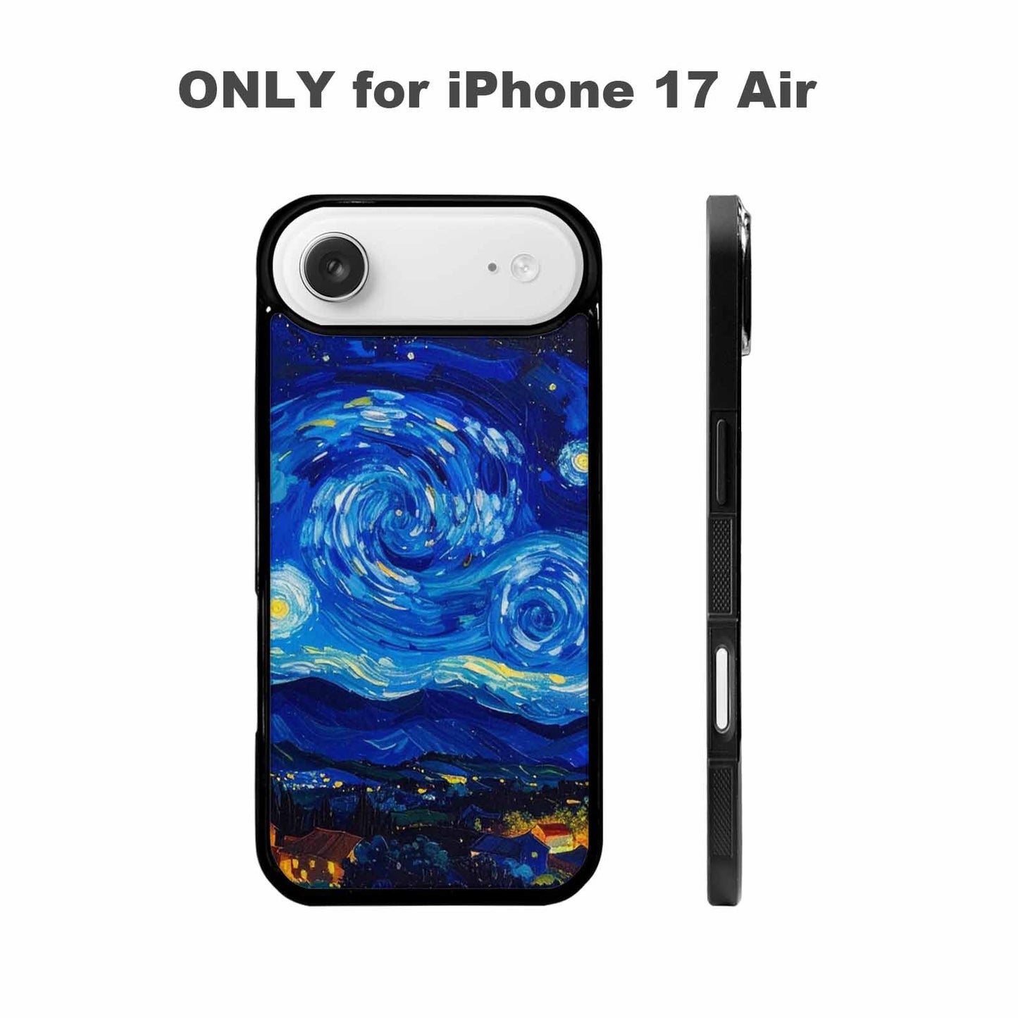 iPhone 17 Air Case — Starry Night Van Gogh Custom Galaxy, Custom Print Case Cover