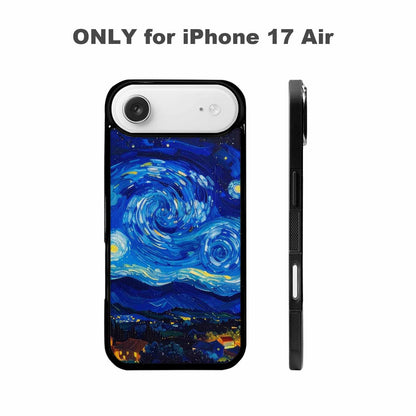 iPhone 17 Air Case — Starry Night Van Gogh Custom Galaxy, Custom Print Case Cover