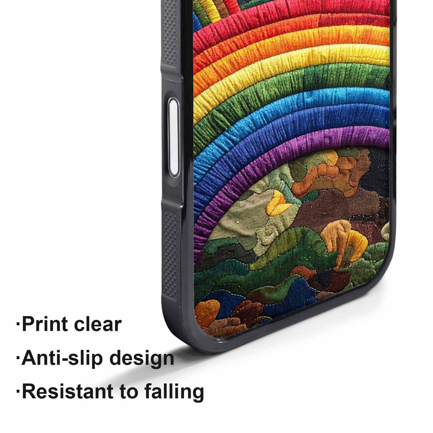 iPhone 17 Air Case — Vivid Camo Rainbow Arc Camo, Customized Protective Case