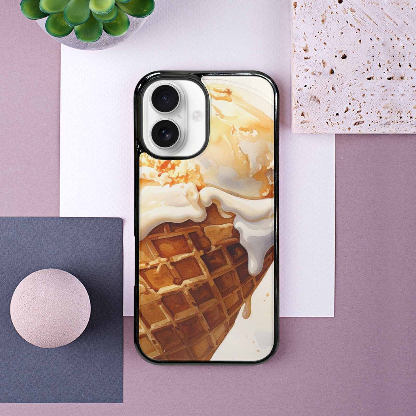iPhone 16 Case — Extreme Close Up Shot Only Drippig, Customized Protective Case