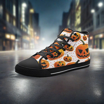 Chinese Dragon Orange Black Wearable Bold Art - Freaky Shoes | Custom Art Sneakers