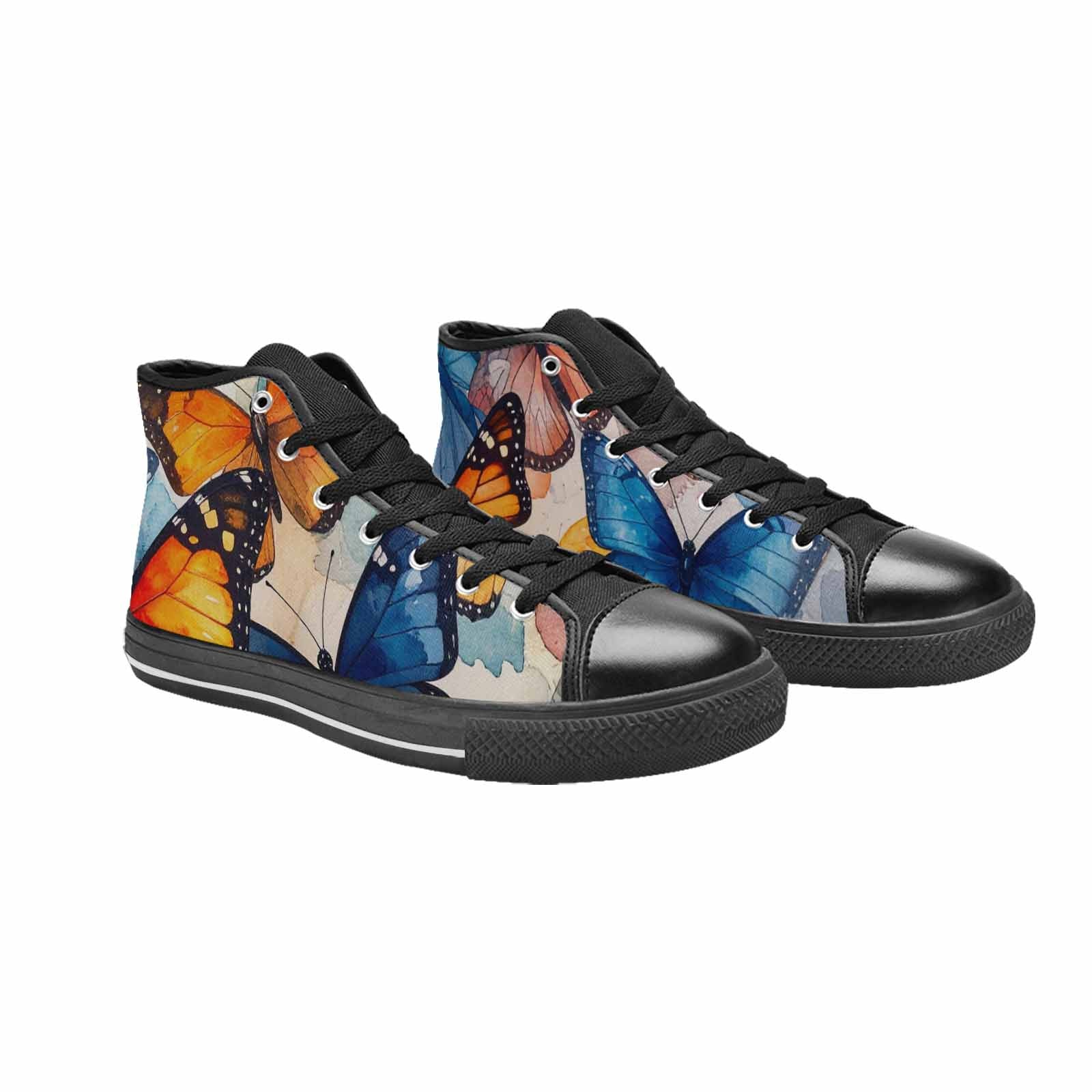 MEN'S Butterfly Wing High Top Canvas Aesthetic Shoes