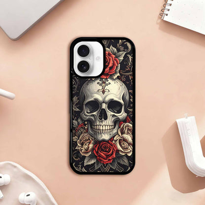 iPhone 17 Case — Skull Dark Art Gothic Print Gothic, Custom Art Phone Cover