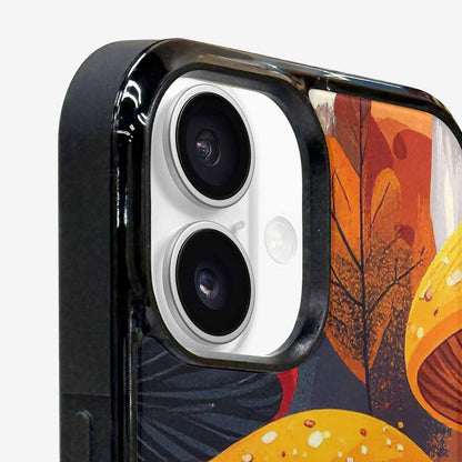 iPhone 16 Plus Case — Bold Autumn Mushroom Bold Autumn Mushroom, Custom Phone Case