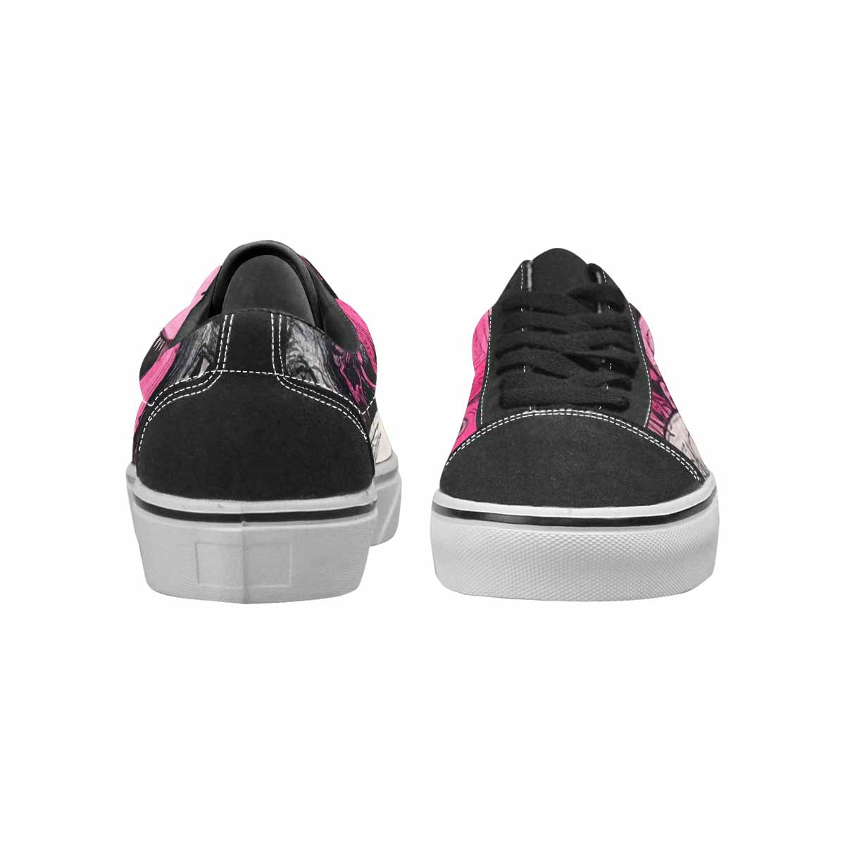 WOMEN'S Monsters (general) Lace-Up Canvas Wallpaper Art Sneakers