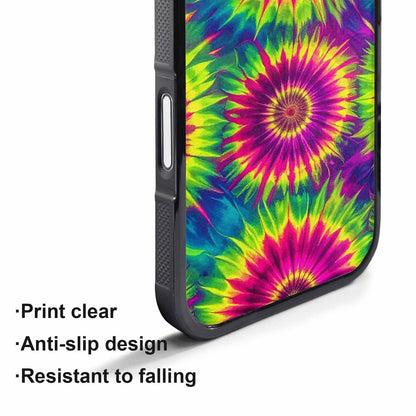 iPhone 17 Air Case — Tie Dye Neon Acid Blended Tie, Unique Phone Case Design