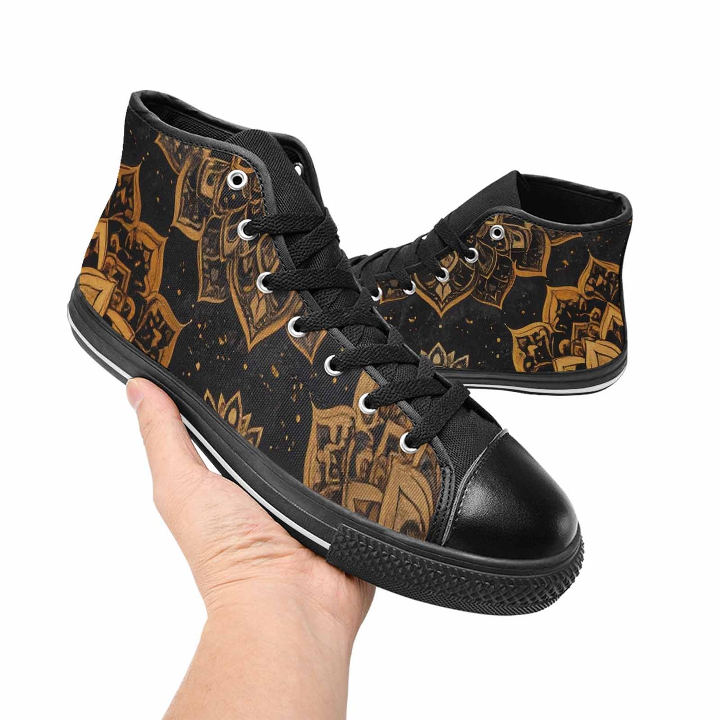 WOMEN'S Mandala High Top Canvas Dreamcore Custom Shoes