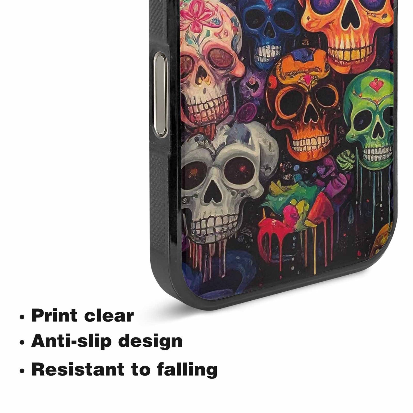 iPhone 16 Pro Case — Skulls General Skulls Pattern, Custom Designed Case Cover