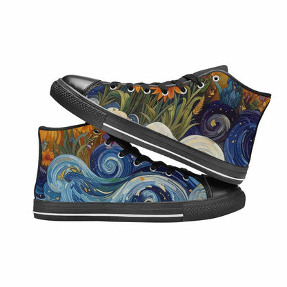 MEN'S Blend All Versions High Top Canvas Vibrant Chaos Shoes