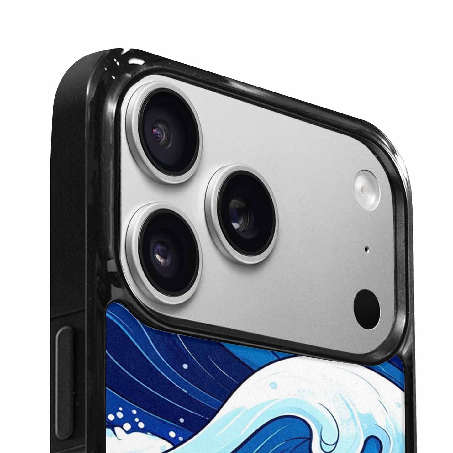 iPhone 17 Pro Max Case — Glossy Winter Wave Cartoon Cute, Custom Print Case Cover