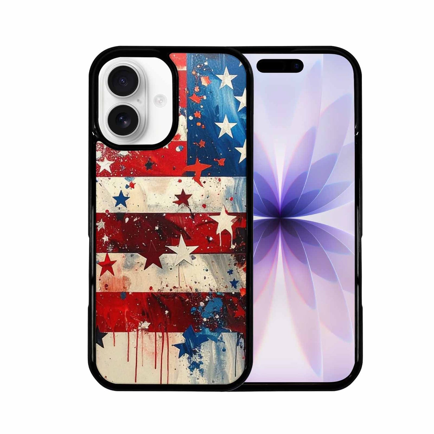 iPhone 17 Case — Patriotic Stars And Stripes Galaxy Space, Original Design Phone Case