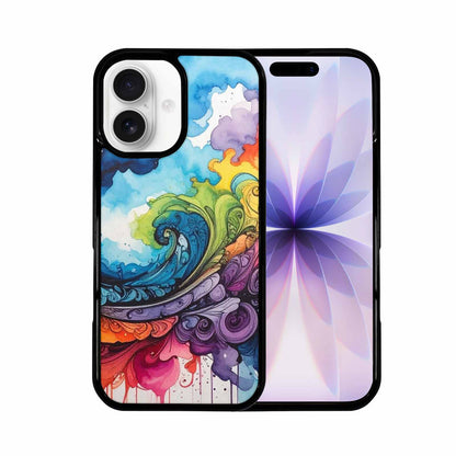 iPhone 17 Case — Tie Dye Swirls (black Tie Dye, Custom Made Phone Cover