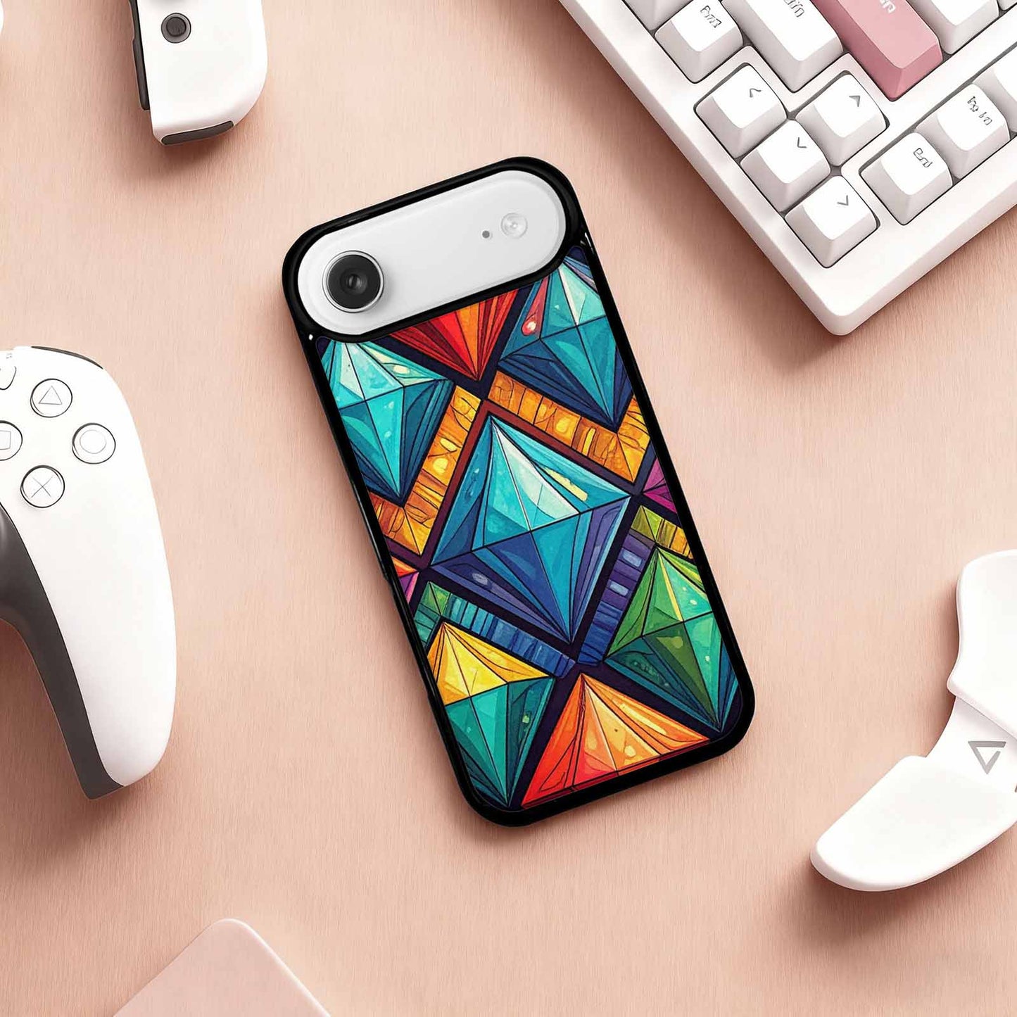 iPhone 17 Air Case — Vintage Summer Diamond Retro Vintage, Custom Phone Case