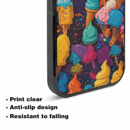 iPhone 15 Plus Case — Ice Cream Motif Ice Cream Motifs, Custom Designed Case Cover