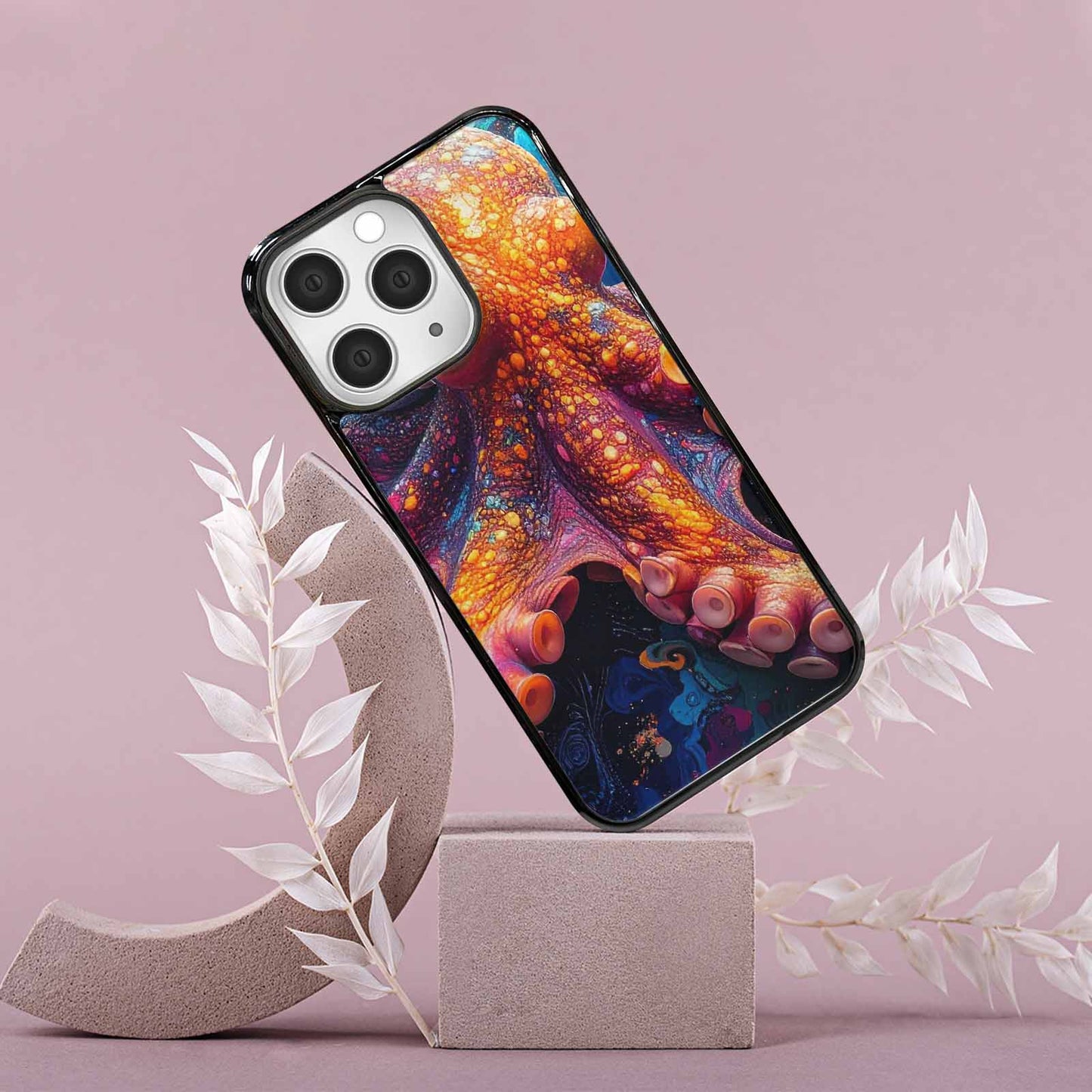 iPhone 15 Pro Max Case — Octopus Tentacle Octopus Tentacle Pattern Hundreds, Custom Print Case Cover