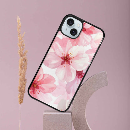 iPhone 15 Plus Case — Japanese Cherry Blossom, Personalized Phone Case