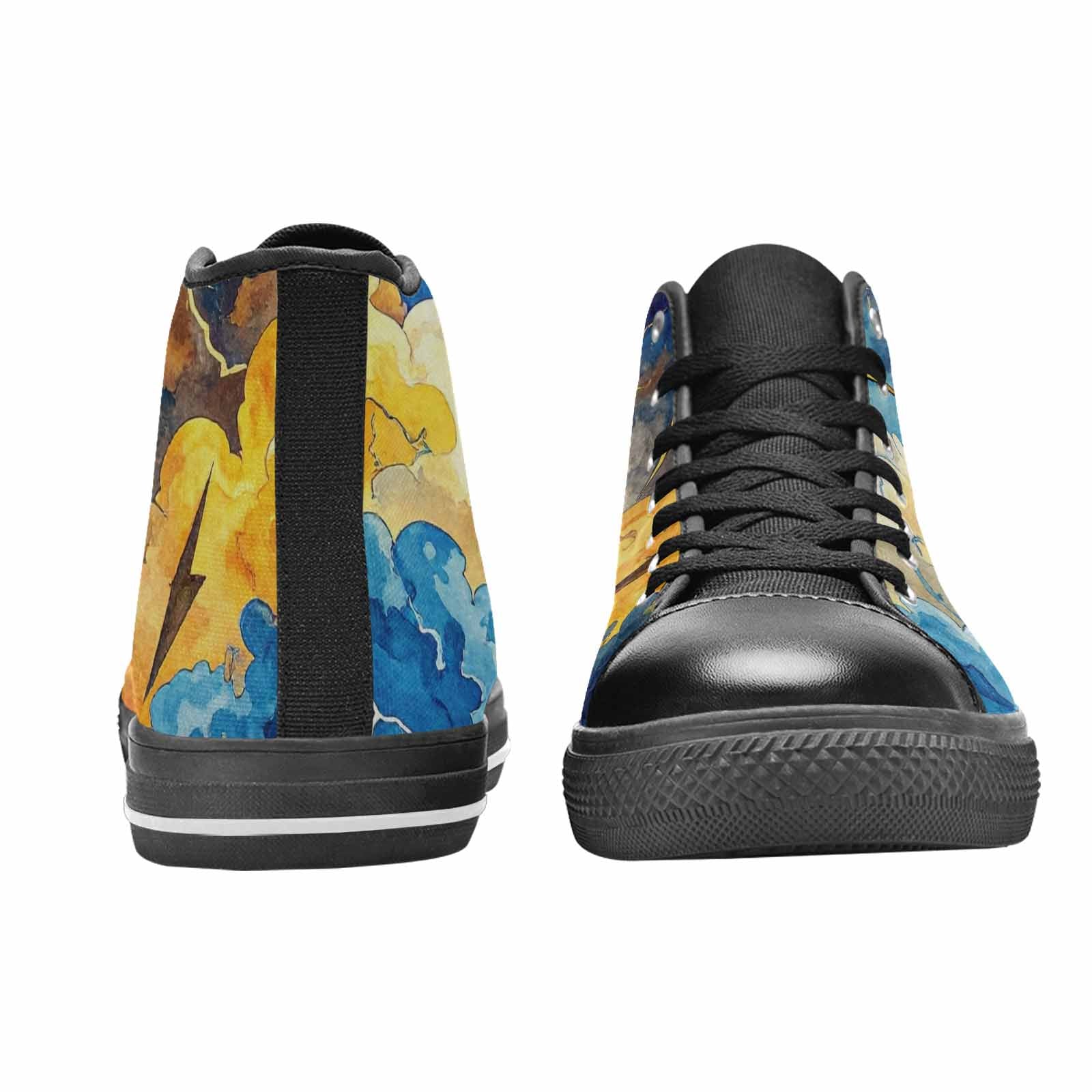 MEN'S Lightning Bolt High Top Canvas Vivid Shoes