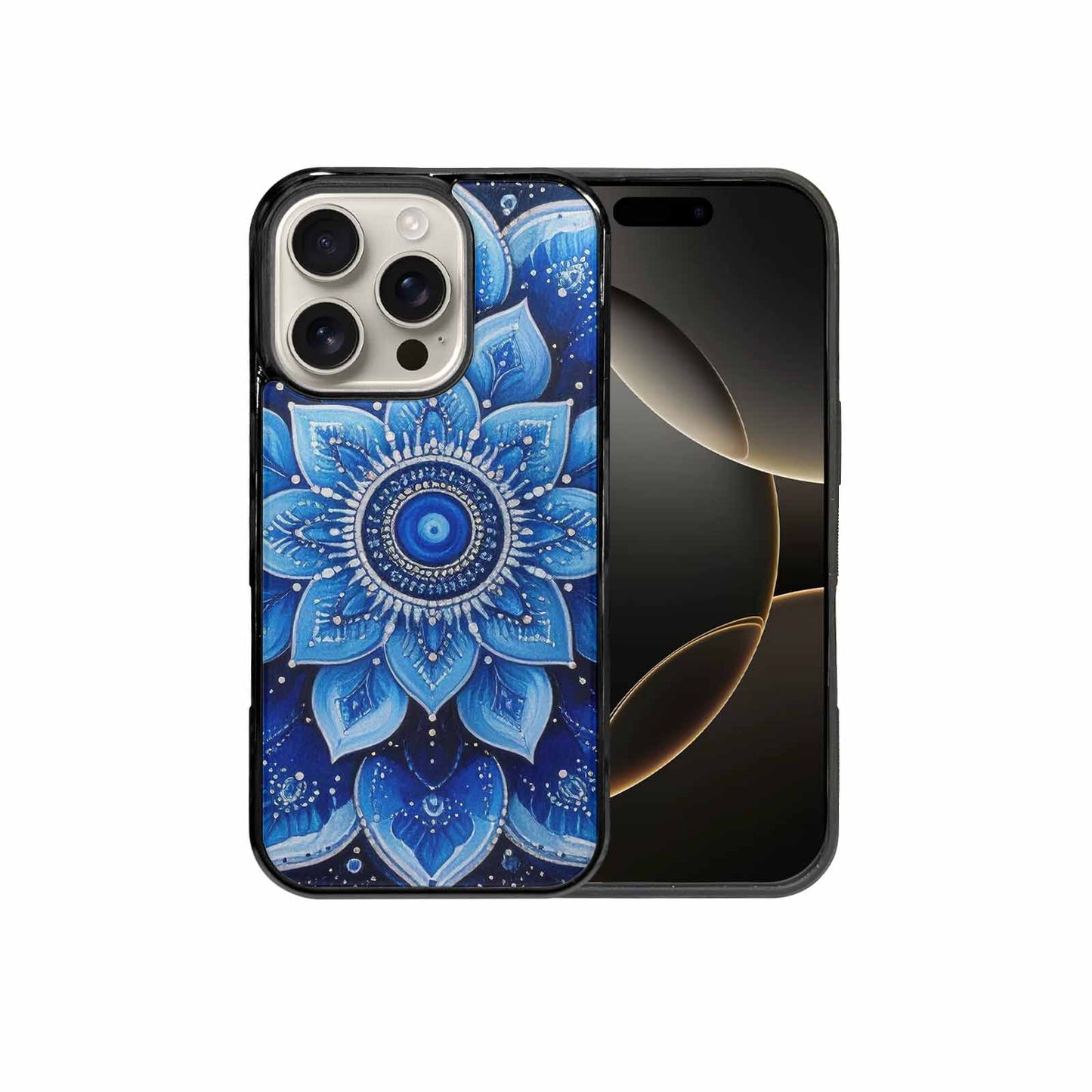 iPhone 16 Pro Case — Boho Mandala Custom, Custom Designed Case Cover