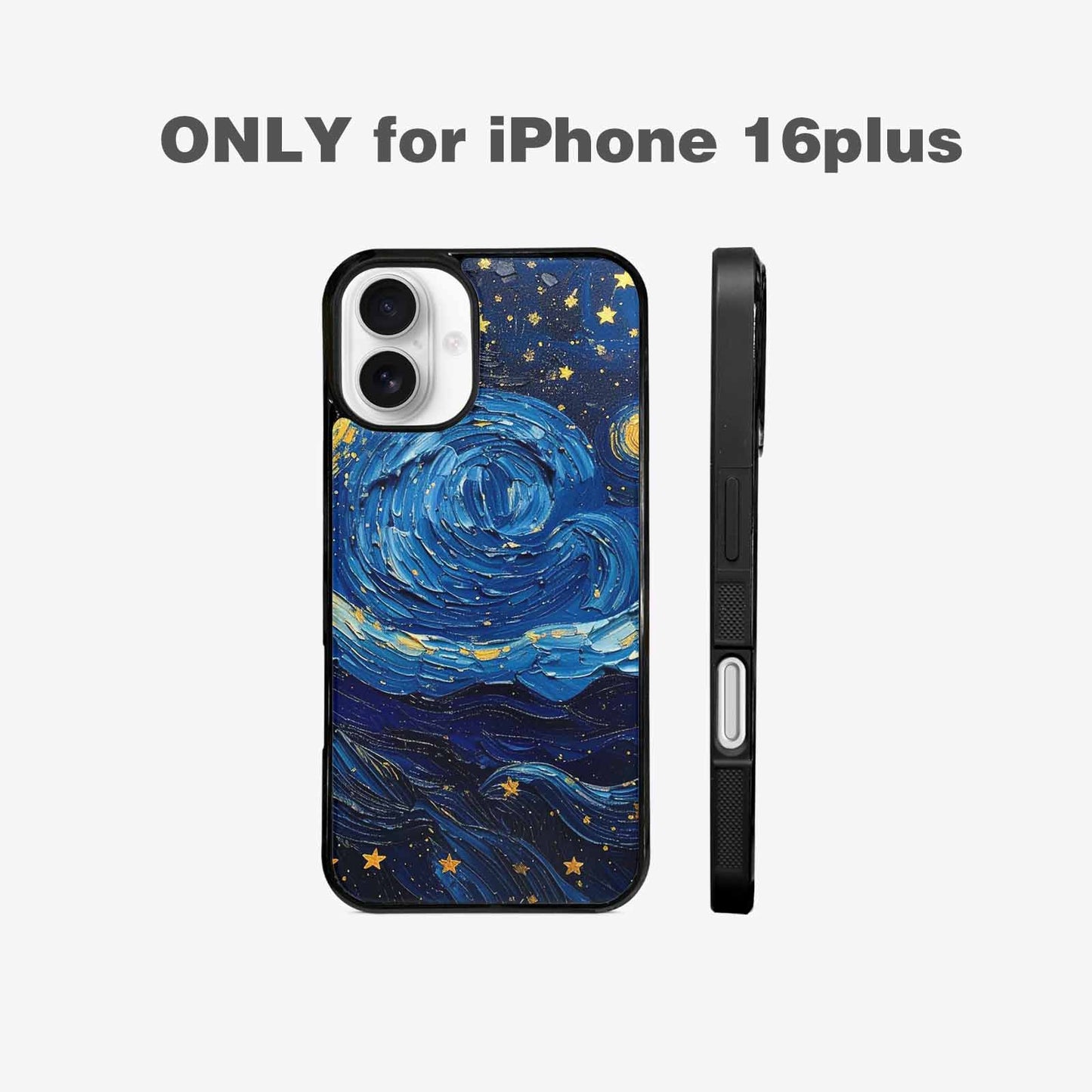 iPhone 16 Plus Case — Starry Night Galaxy Custom Personalized Phone, Personalized Phone Case