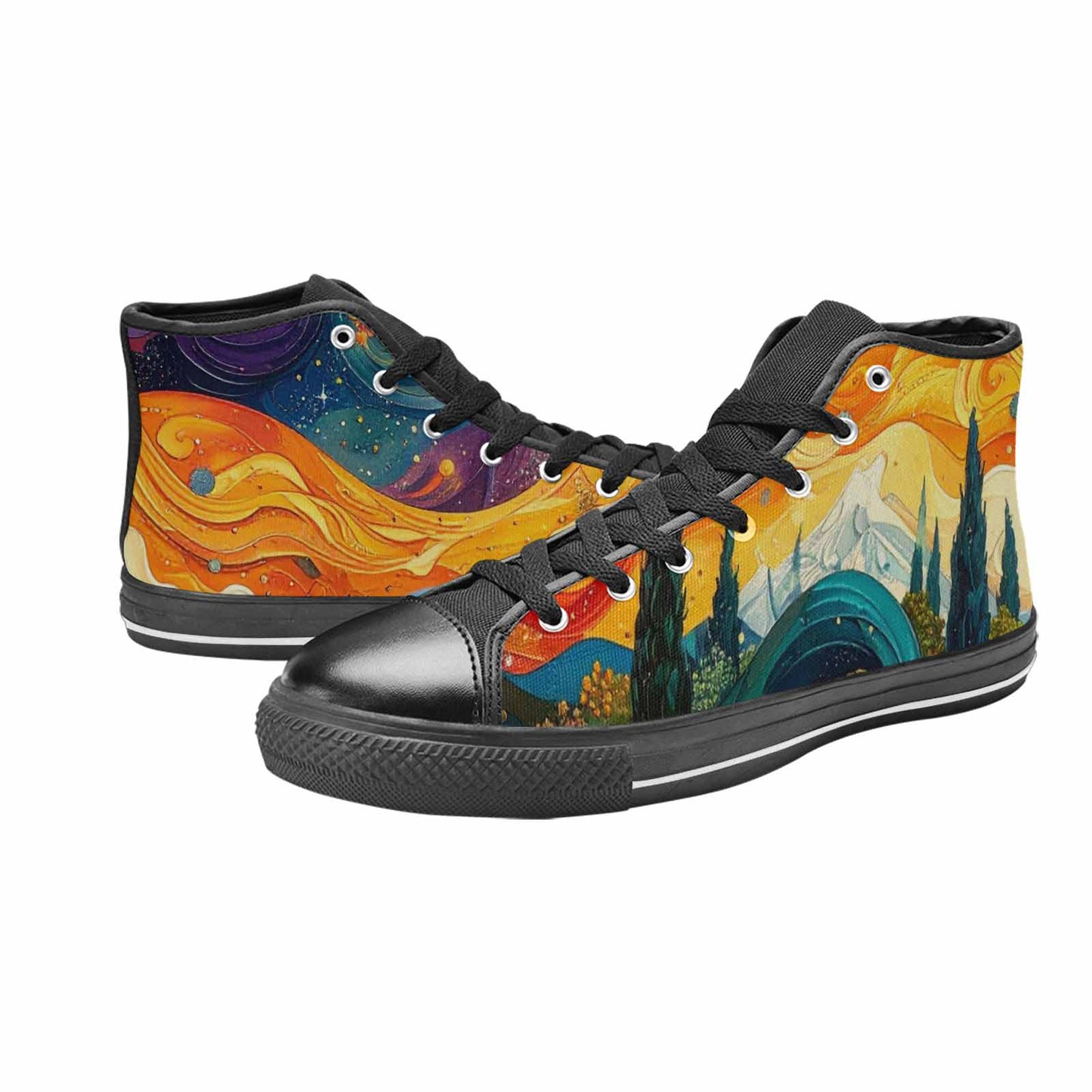 WOMEN'S Blend All Versions High Top Canvas Y2K Sneakers