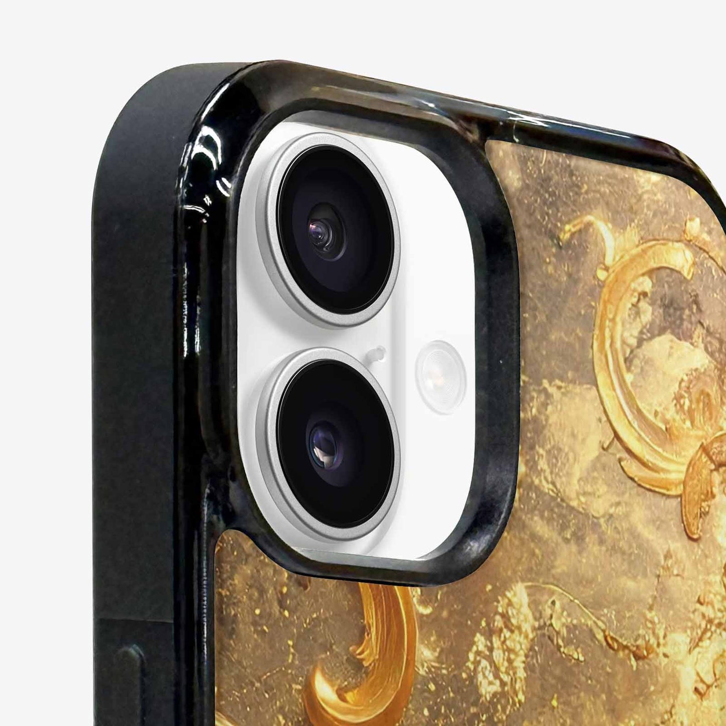 iPhone 16 Case — Klimt Gold Leaf Artwork Pattern, Unique Phone Case Design