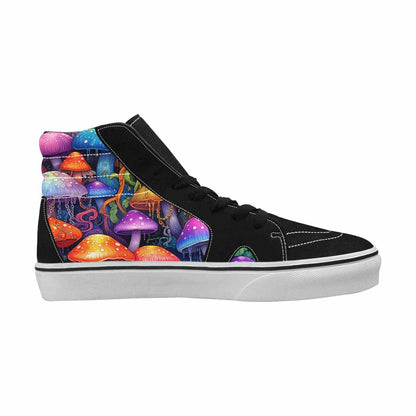 MEN'S More Overlapping Ontop Each High Top Canvas Melting Art Sneakers