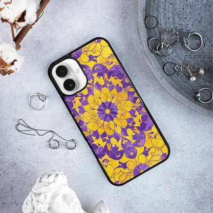 iPhone 16 Plus Case — Intersex Flag Color Theme Small Rainbow, Custom Art Phone Cover