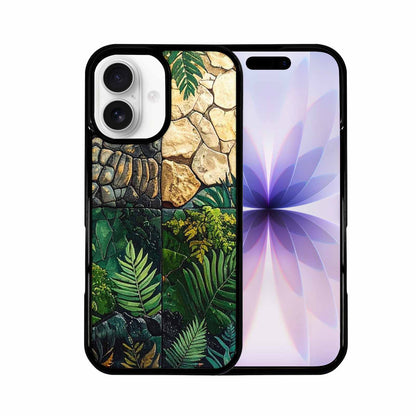 iPhone 17 Case — Small Dinosaur Silhouette Pattern, Original Art, Custom Phone Case