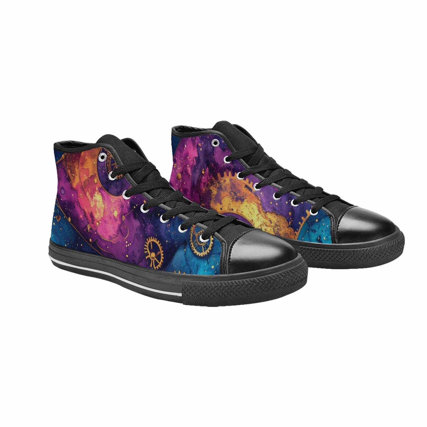 MEN'S Steampunk Galaxy High Top Canvas Grunge Shoes