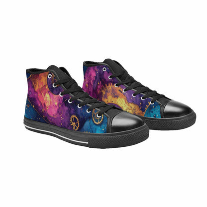 MEN'S Steampunk Galaxy High Top Canvas Grunge Shoes