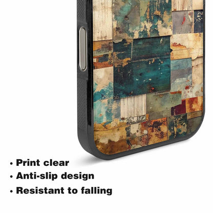 iPhone 16 Pro Max Case — Distressed Grunge Texture Pattern Hundreds Of, Custom Art Phone Cover