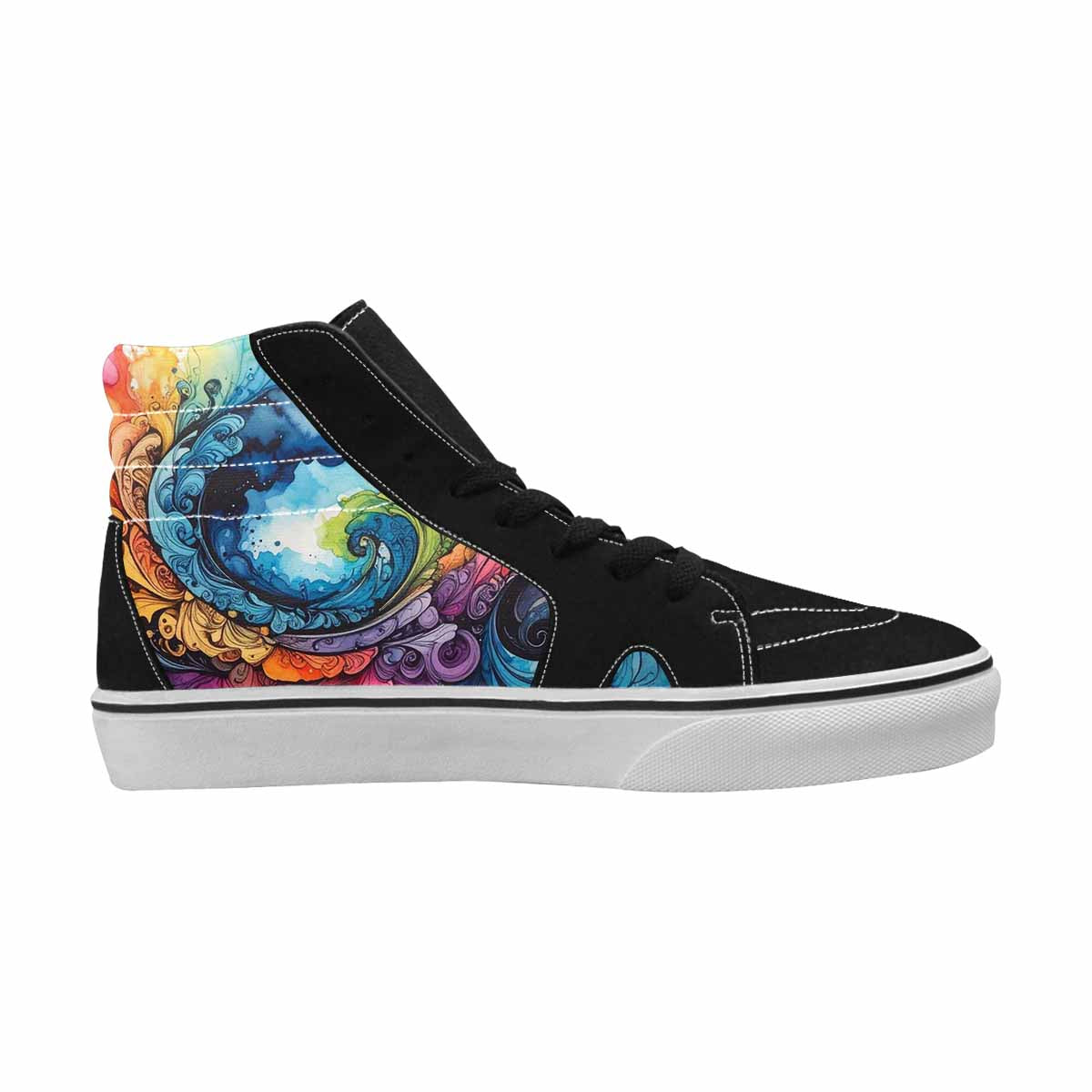MEN'S Tie High Top Canvas Dreamlike Custom Shoes