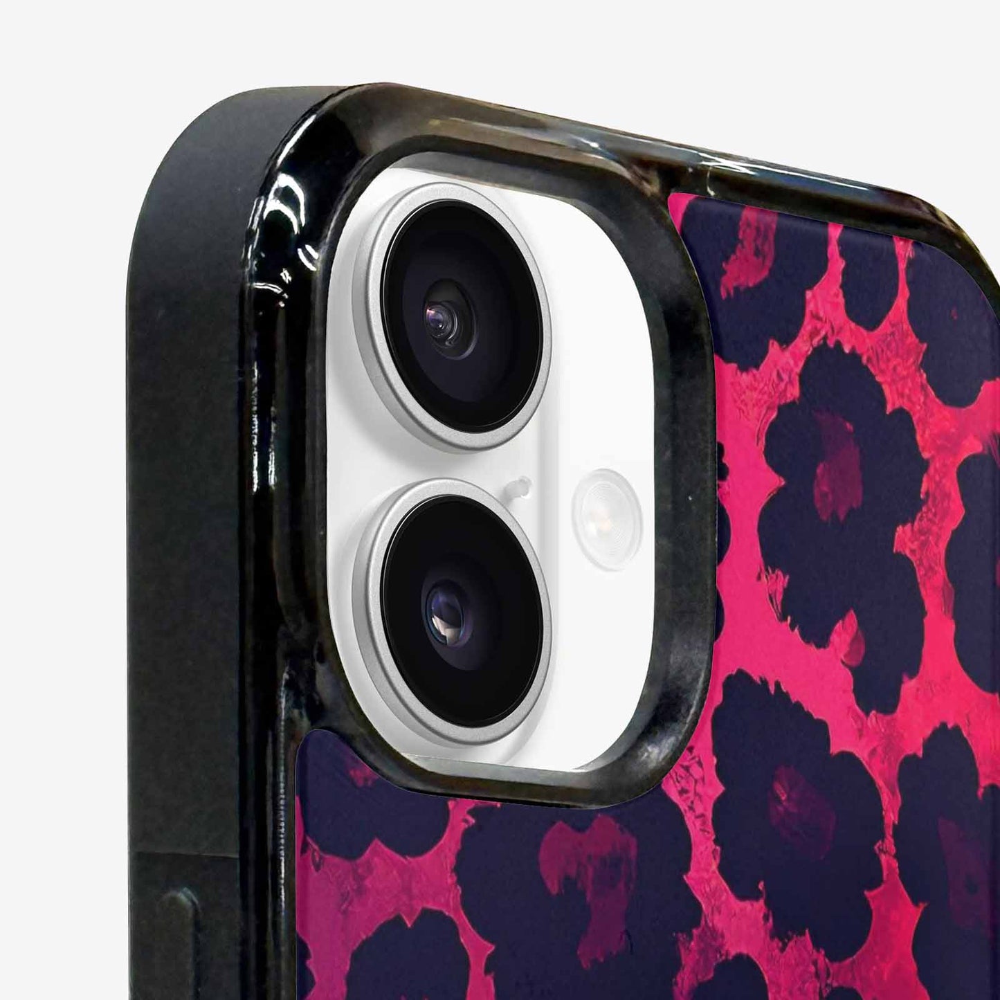 iPhone 16 Plus Case — Leopard Print Dark, Unique Phone Case Design