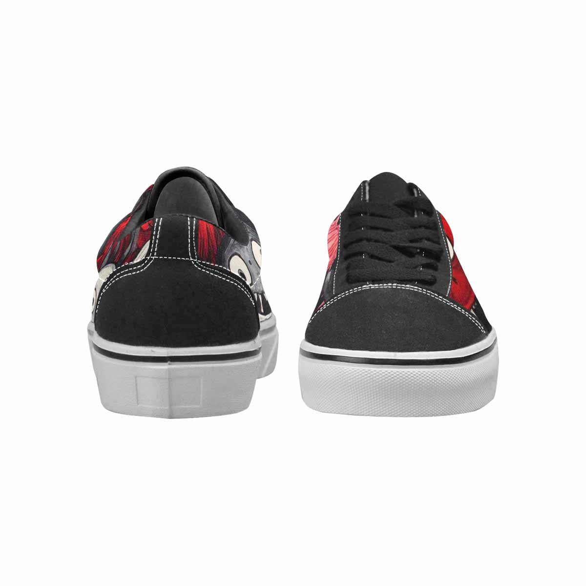 WOMEN'S Monsters (general) Lace-Up Canvas Grunge Custom Shoes