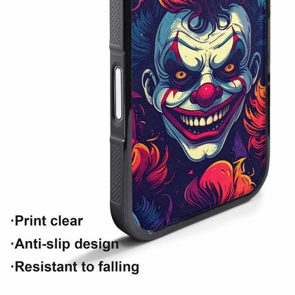 iPhone 17 Air Case — Evil Clowns Heads Faces Overlapping Cartoon, Custom Print Case Cover