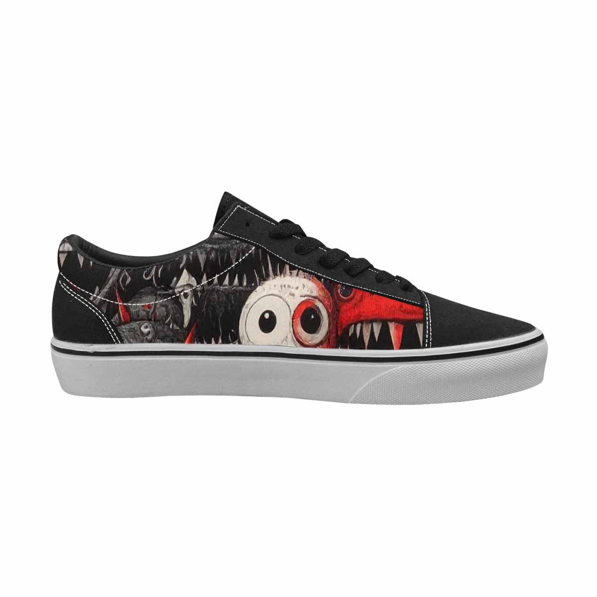 WOMEN'S Multi Lace-Up Canvas Dark Academia Sneakers