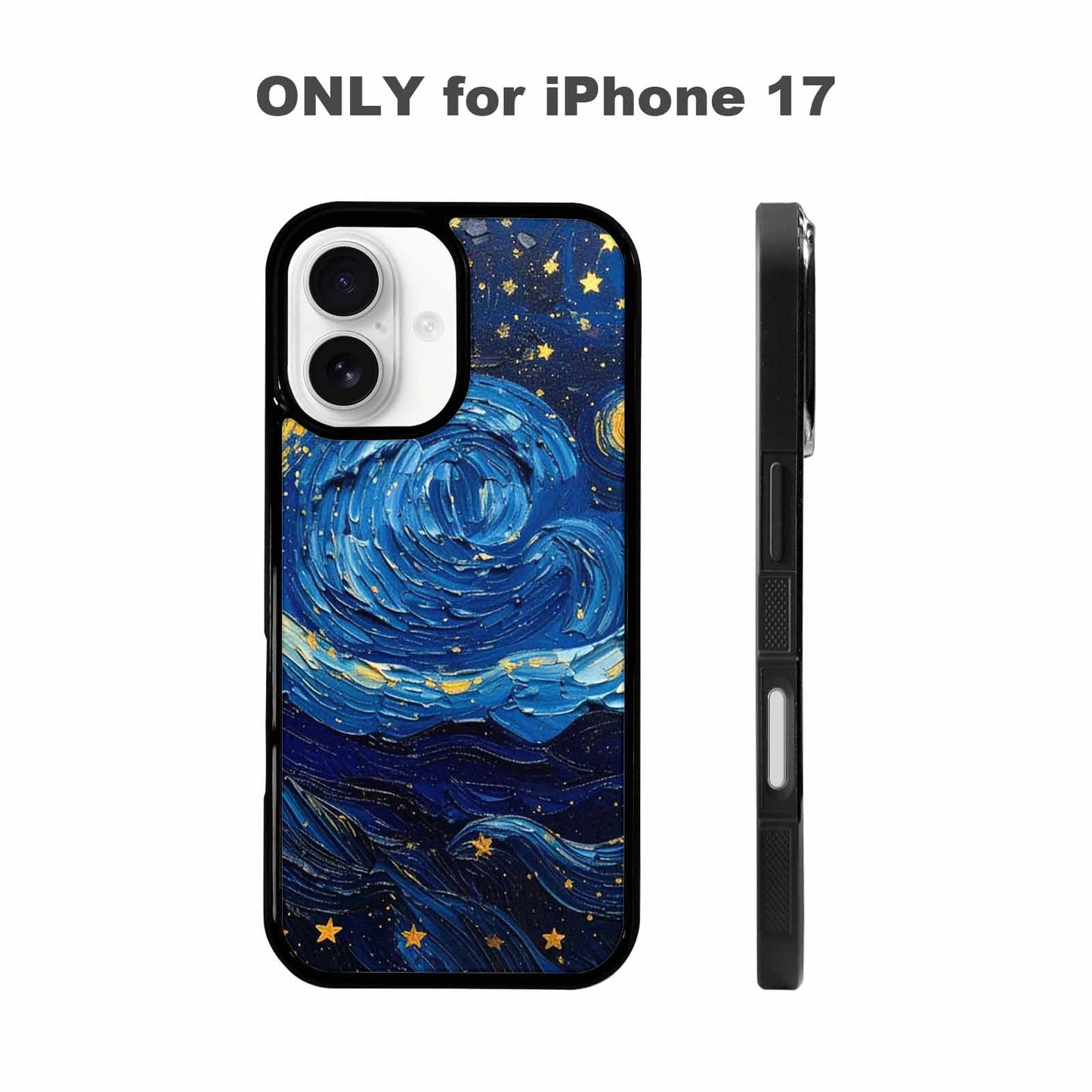 iPhone 17 Case — Starry Night Galaxy Space, Original Design Phone Case