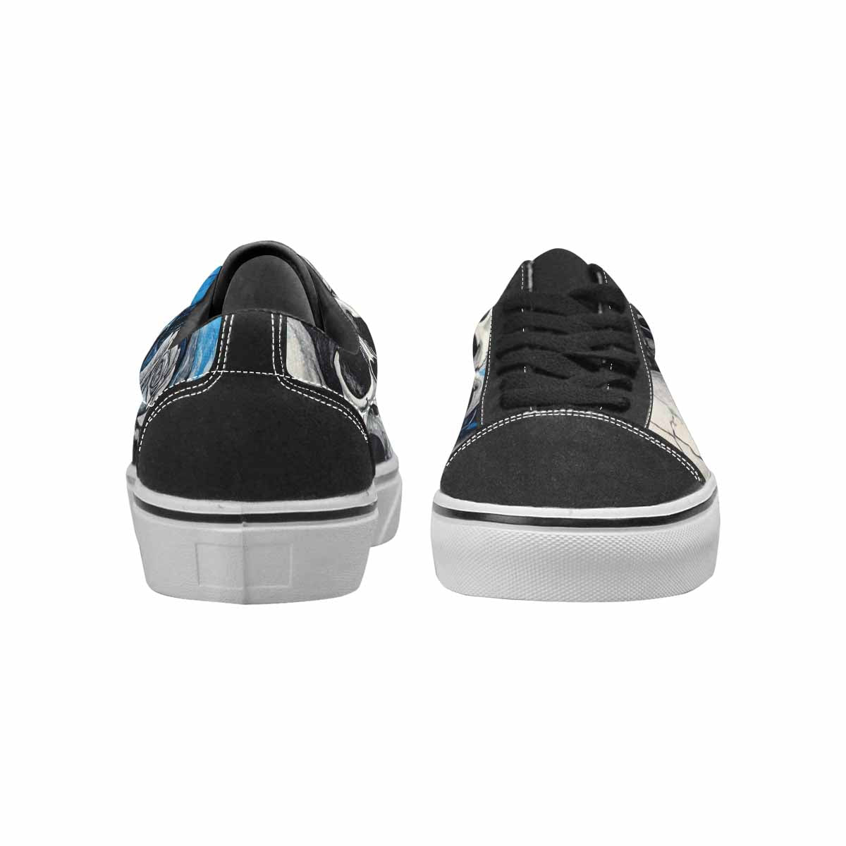 WOMEN'S Skull Roses Lace-Up Canvas Dark Academia Sneakers
