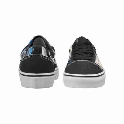 WOMEN'S Skull Roses Lace-Up Canvas Dark Academia Sneakers