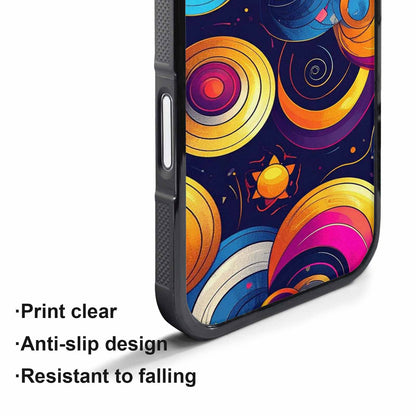 iPhone 17 Pro Case — Disco Cartoon Art Pattern Cartoon Cute, Personalized Phone Case